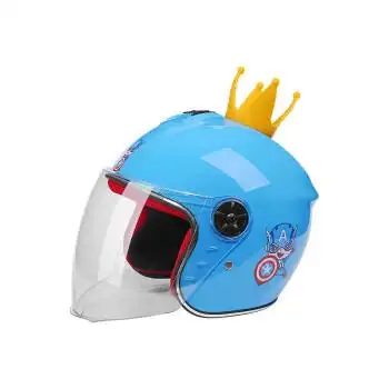 电动车头盔冬季 儿童头盔男孩小人卡通可爱男女童电动