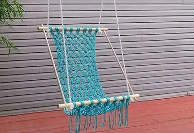 自制diy棉绳吊椅秋千秋千吊床的做法