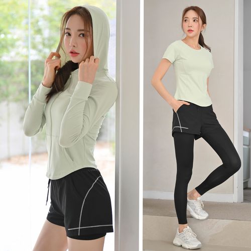 瑜伽服套装春夏季2022新款健身房专业女士晨跑步运动服速干衣时尚