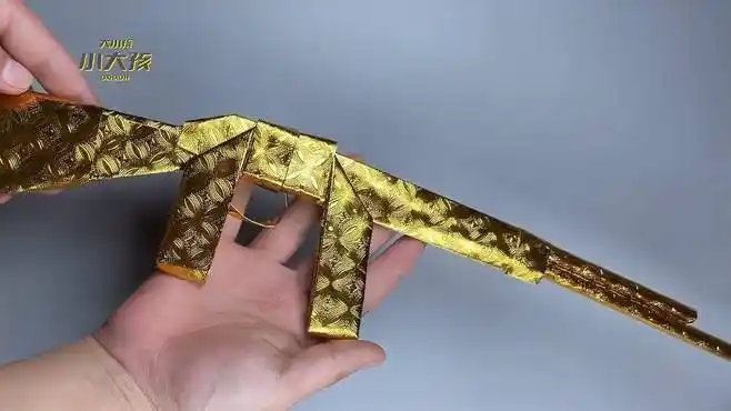 快乐的手工:纸质步枪之王ak47-生活视频-搜狐视频