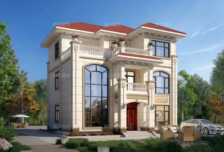 精选4款三层农村别墅耐看又实用建在农村显身份有面子