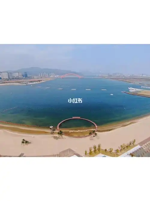 宁波滨海万人沙滩