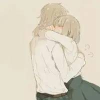 动漫头像一个女人躺男人怀里_微信头像图片大全