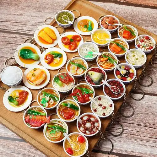 仿真食物菜品模型假菜道具餐饮面条饺子迷你仿真果蔬