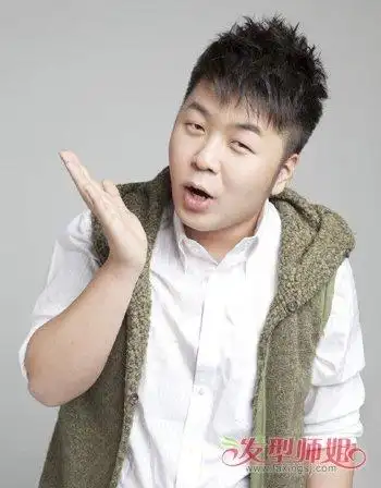 男人头发上边长两侧短叫什么发型 胖汉子两侧很短上边长的发型(3)