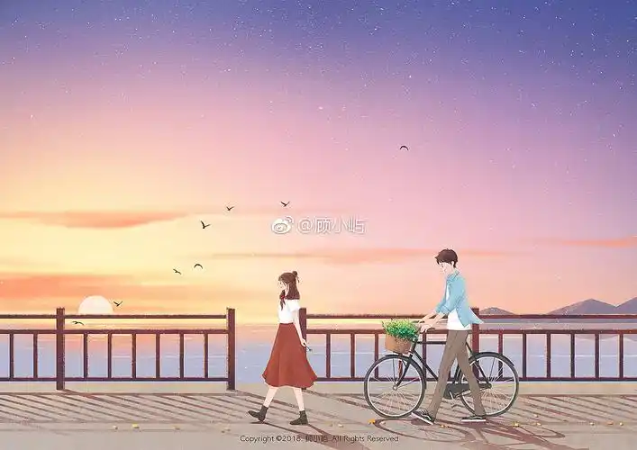 情侣插画 - 堆糖,美图壁纸兴趣社区