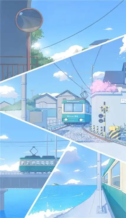 日式动漫很治愈的ins风手机壁纸 喜欢大概是看不够和止不住-风景皮肤