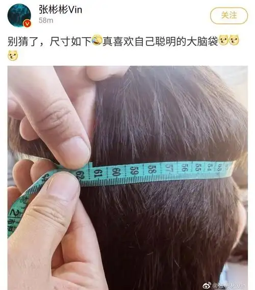 28岁张彬彬自曝头围数值超过雷佳音还比杨幂腰围多2厘米