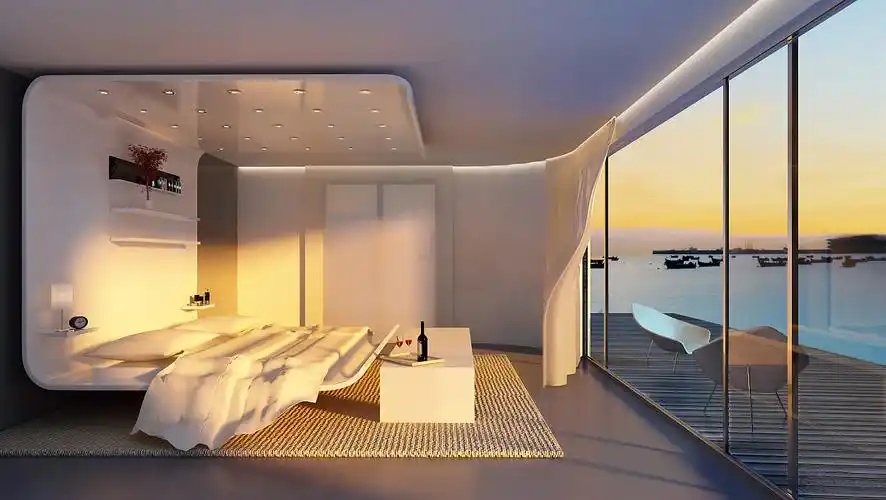 海景房-3d空间效果图