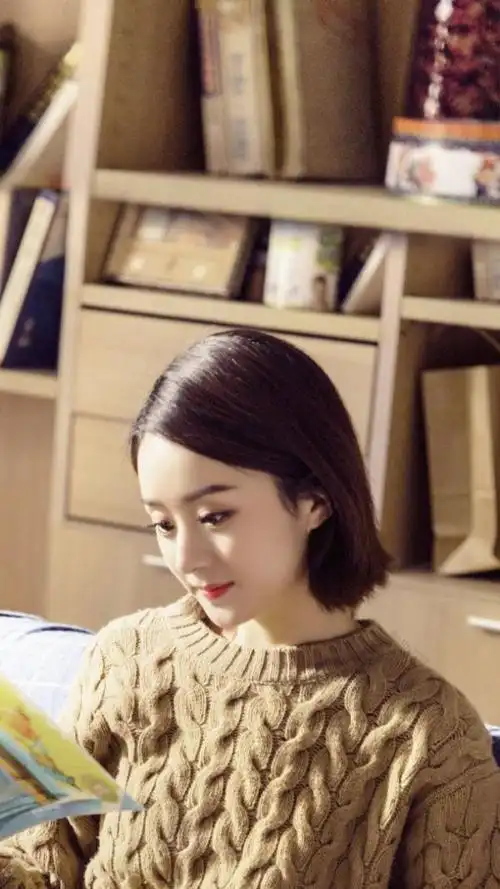 赵丽颖短发高清美腻图片