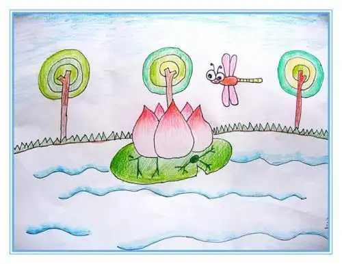 12岁简笔画彩色铅笔12岁简笔画12岁儿童画画简笔画简笔画之拿着小鱼的