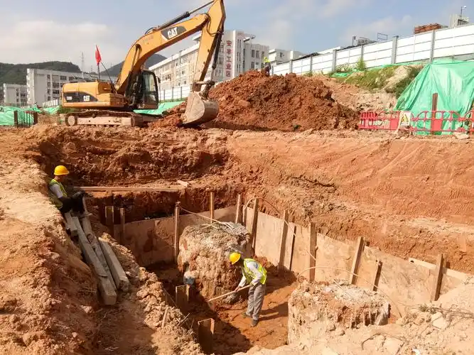 b2左承台基坑开挖