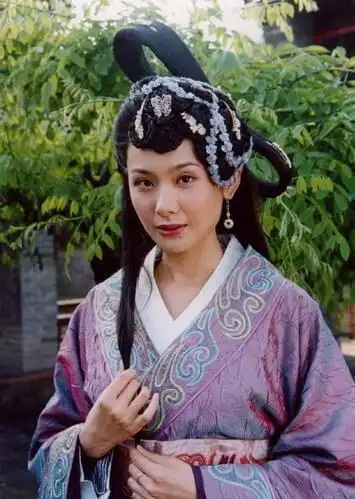 女星古装雷人发饰范冰冰晾衣架挂头上谢兰头顶信号塔