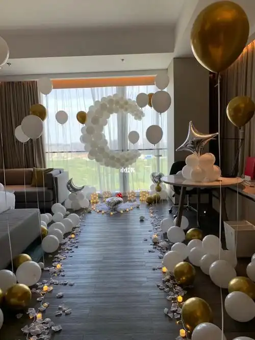 嘉兴万豪酒店生日布置