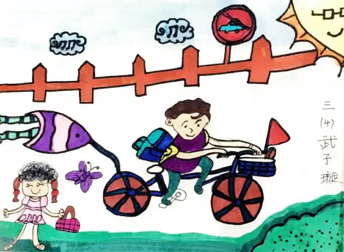 【临钢小学教育集团】三年级美术《一路轻骑》学习成果