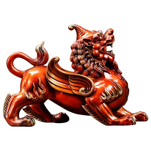 招财聚财铜貔貅摆件一对纯铜皮丘工艺品家居客厅电视柜酒柜装饰品