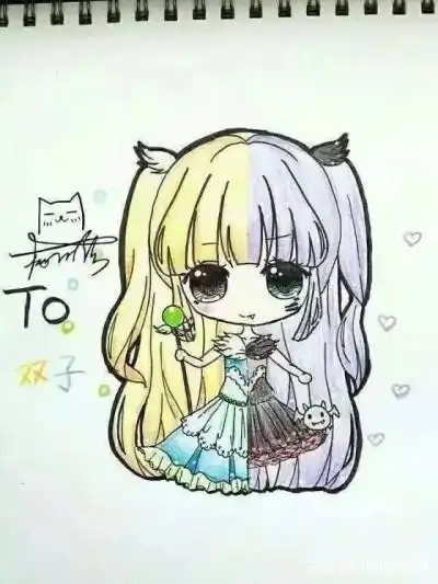 12星座q版 作者:氧气 双子座