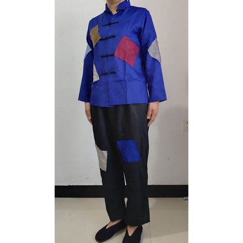 缘笛叫花子古装服装 乞丐服破烂补丁装男女古代要饭搞笑济公舞台话剧