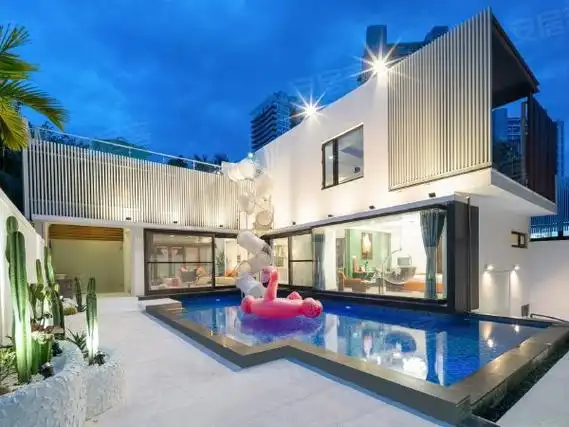 三亚吉阳水三千半山半岛(二期别墅)半山半岛滑梯泳池大别墅豪华5房