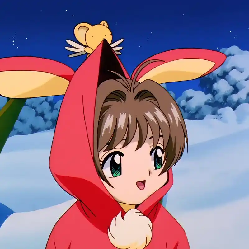 魔卡少女樱|可爱兔耳朵造型小樱头像