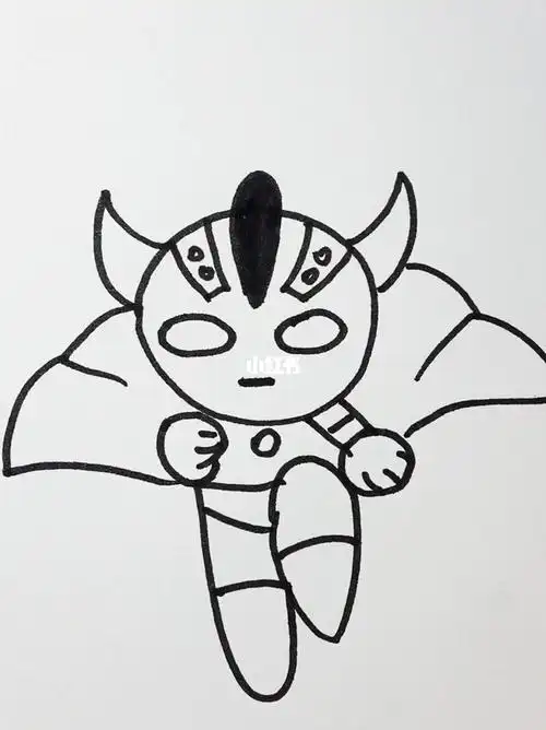 q版奥特曼简笔画