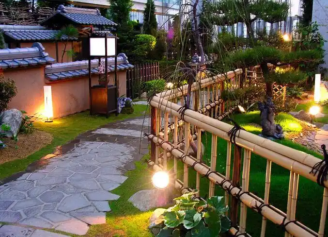 简约庭院景观农村小别墅自然休闲的小院设计装修效果图#266456144_简