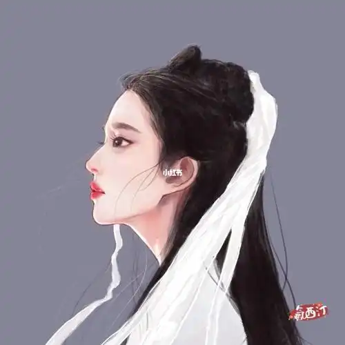 刘亦菲小龙女神雕侠侣手绘头像板绘