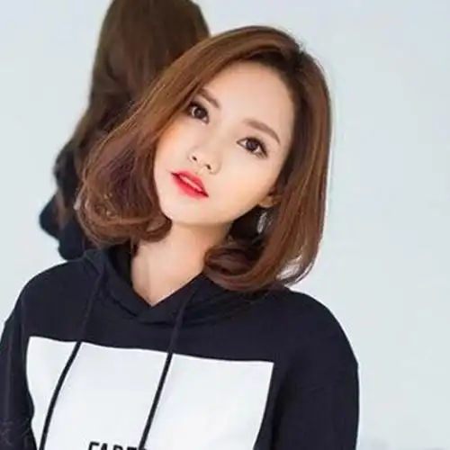 齐肩内扣发型图片2018