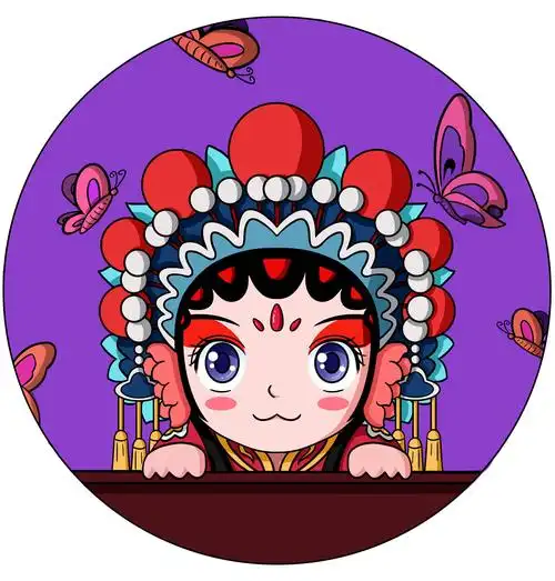 q版卡通戏曲人物