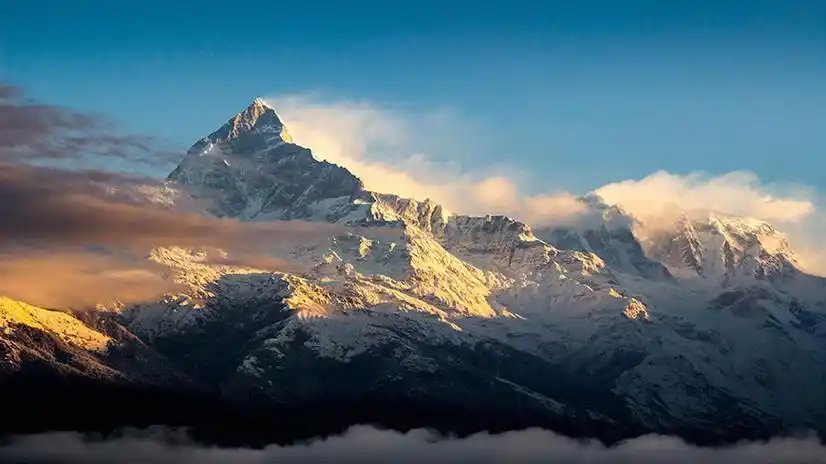 雪山高山自然风光壮丽风景