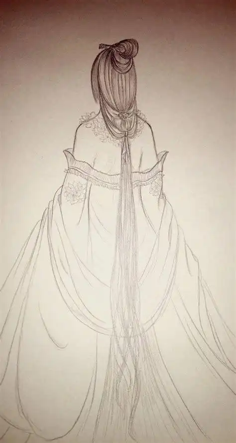 铅笔画古装人物简单铅笔画漫画人物古装女2022已更新今日热点