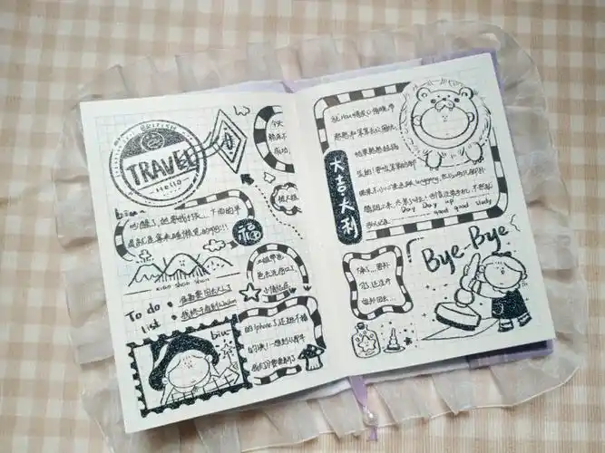 78手帐排版丨阿玛莉莉丝印章图鉴排版