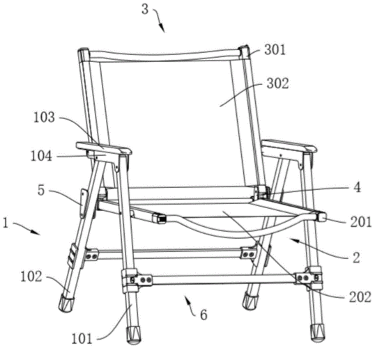 一种户外用的折叠椅的制作方法