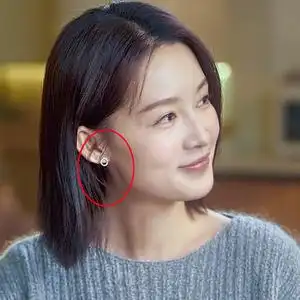 爱上特种兵李沁同款耳环日韩镶钻圆圈耳钉女夏天小众耳饰s925纯银