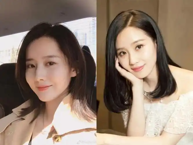 侧颜完全撞脸刘诗诗