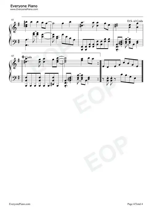 一决高下-伍六七之最强发型师ost五线谱预览4-钢琴谱文件(五线谱,双手