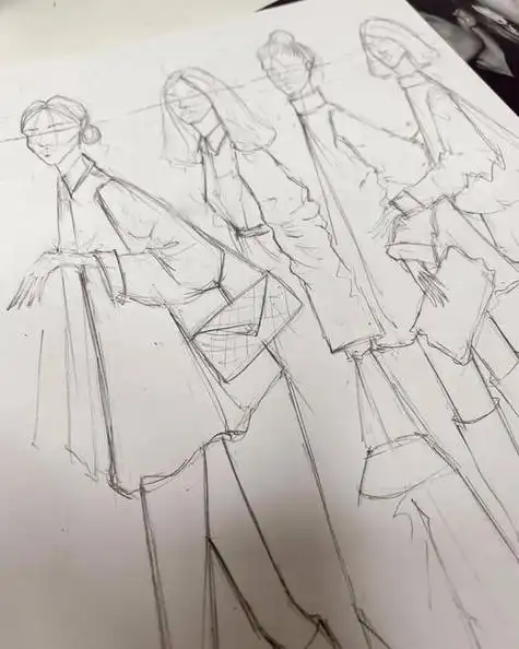 设计师简笔画服装设计师简笔画