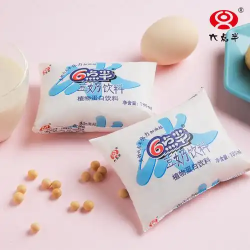 点半豆奶六点袋装饮料180ml24袋植物蛋白饮料