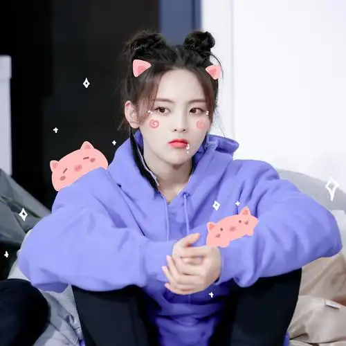 今日可爱的猪猪越杨超越