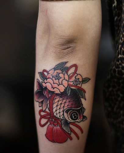 2020最新金鱼纹身图案大全金鱼纹身有什么寓意19