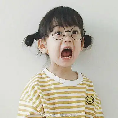 嘟嘟嘴等搞怪表情的萌娃头像图片