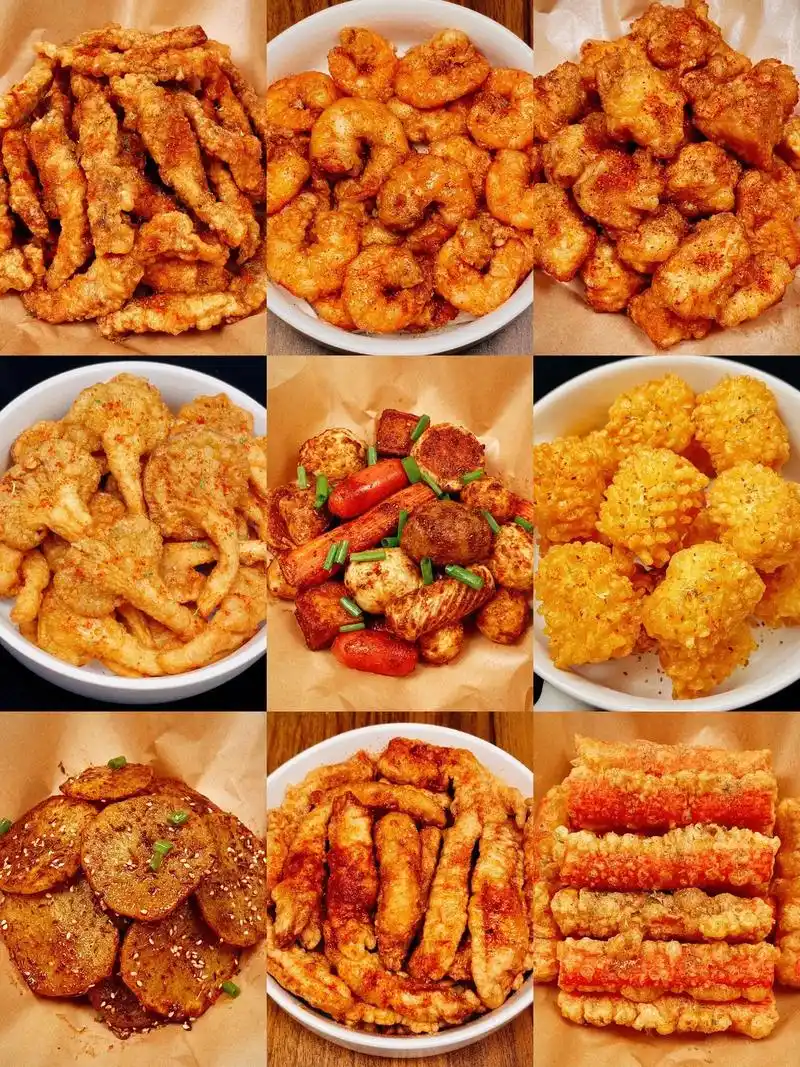 快@你喜欢吃油炸美食的伙伴看过来吧.追剧,夜宵 - 抖音