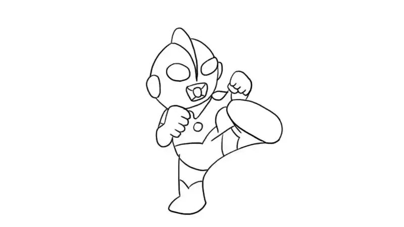 维克特利奥特曼简笔画奥特曼怎么画