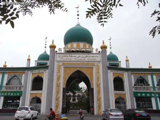 原创走进南关清真大寺欣赏阿拉伯风格建筑装饰华丽精致宏伟壮观