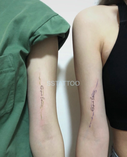 情侣纹身2021新款2021最新情侣纹身图案大全3