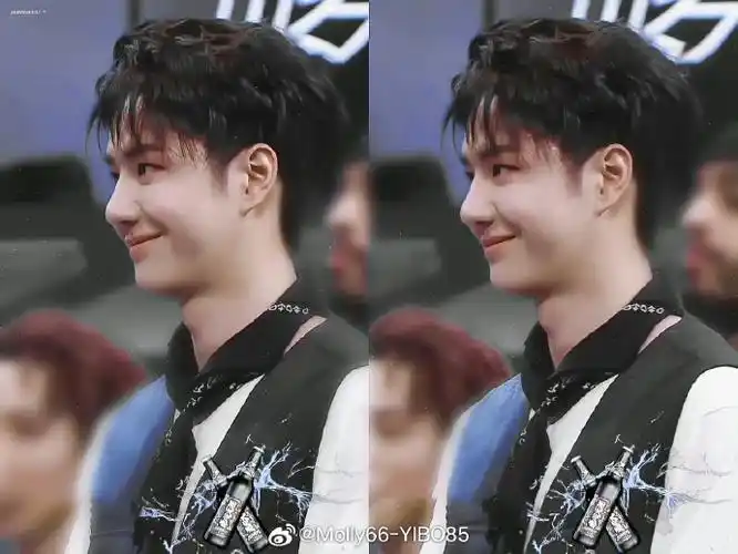 台上酷盖台下奶盖王一博是也～#王一博##王一博酷盖