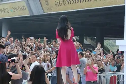 组图:范冰冰踩12寸高跟现身柳州捞金秀女神魅力