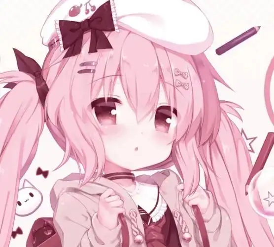 可爱的双马尾动漫女生头像,宅男们最少认识一个