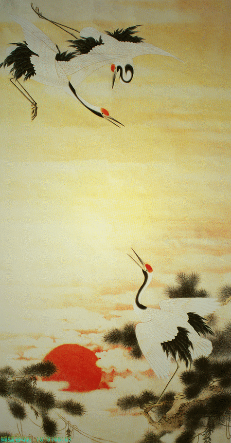 李长白精美工笔花鸟