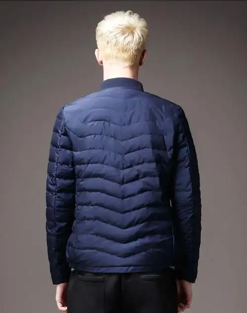 迪尔•马奇男士简约藏青色羽绒服m13636z_唯品会